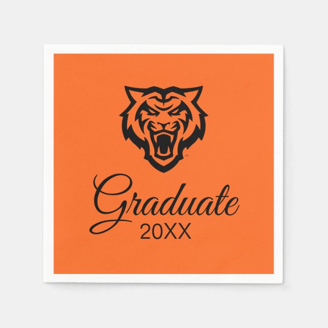 Serviette En Papier Idaho State University Bengals Spirit Design (Devant)