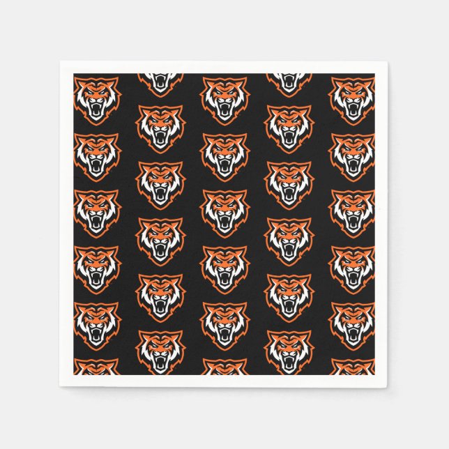 Serviette En Papier Idaho State University Bengals Spirit Design (Devant)