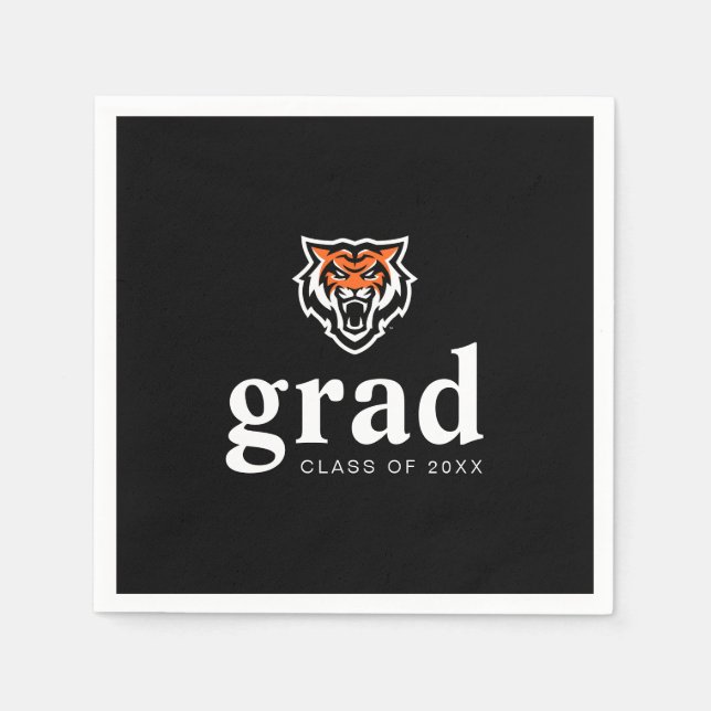 Serviette En Papier Idaho State University Bengals Spirit Design (Devant)