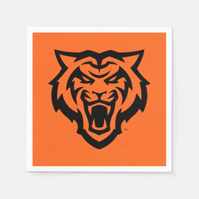 Serviette En Papier Idaho State University Bengals Spirit Design (Devant)