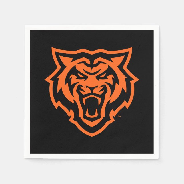 Serviette En Papier Idaho State University Bengals Spirit Design (Devant)