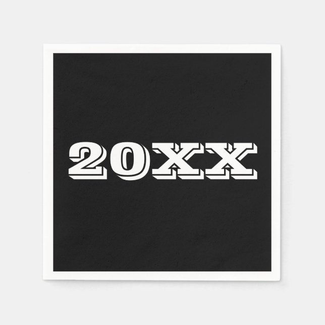 Serviette En Papier Idées de fête de diplôme Naples (Devant)