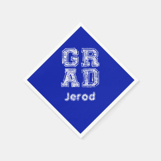 Serviette En Papier Idées de graduation customisées Style de tableau d