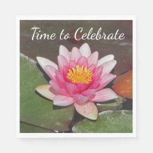 Serviette En Papier Il est temps de célébrer la fête de la fleur de l'