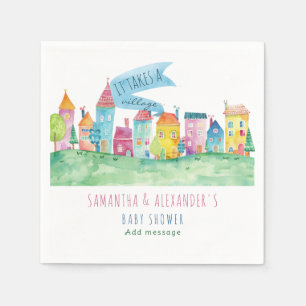 Serviette En Papier Il Faut Un Baby shower De FIV Pour L'Adoption Vill