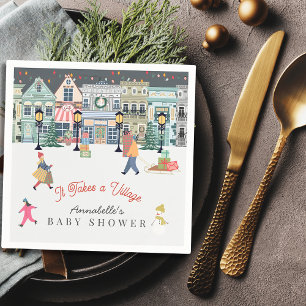 Serviette En Papier Il Faut Un Baby shower Village Vacances