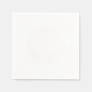 Serviette En Papier Illuminati Conspiration Triangle Masonic Mandala G