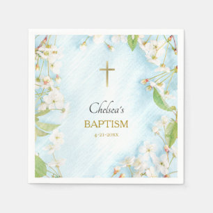 Serviette En Papier Illumination Baptême chrétien orthodoxe
