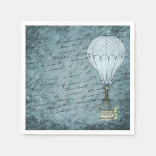 Serviette En Papier Illustration chaude de ballon à air