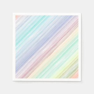 Serviette En Papier Illustration colorée de motif de rayures