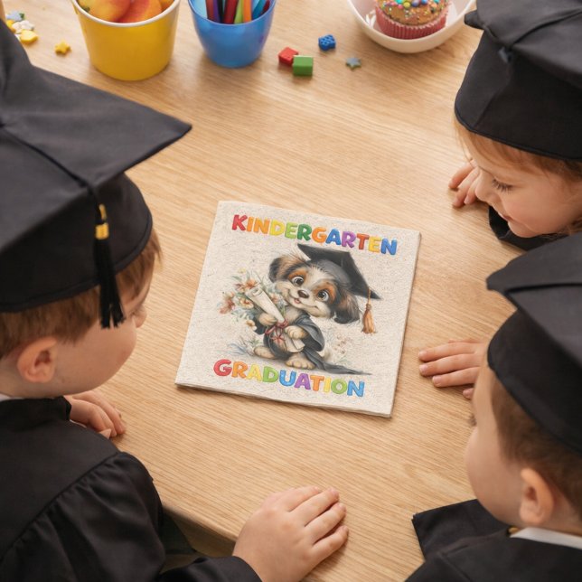 Serviette En Papier Illustration de chiot de maternelle de remise de d (Créateur téléchargé)
