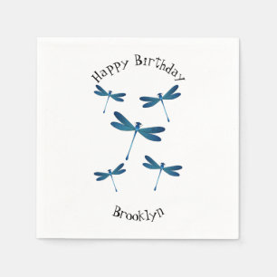 Serviette En Papier Illustration de dragonfly