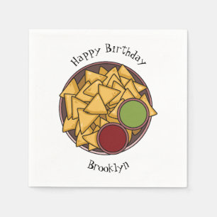 Serviette En Papier Illustration de Nachos