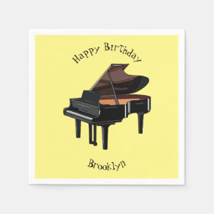 Serviette En Papier Illustration de piano
