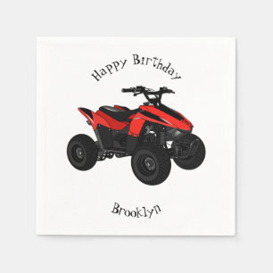 Serviette En Papier Illustration de Quad bike atv