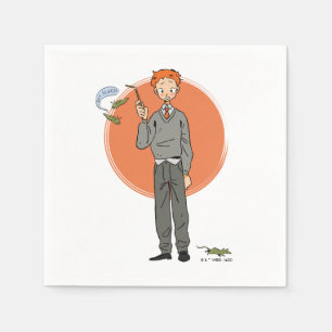 Serviette En Papier Illustration de Ron Weasley "Eat Slugs"