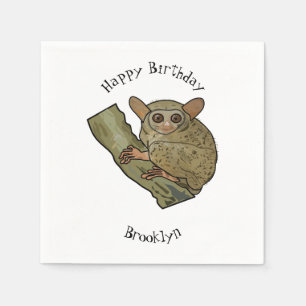 Serviette En Papier Illustration de Tarsier