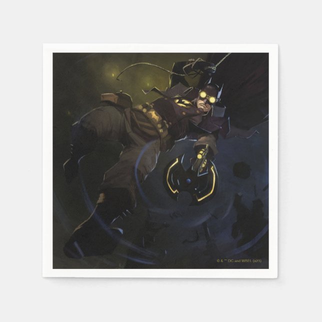 Serviette En Papier Illustration d'une crise infinie, Gaslight Batman (Devant)