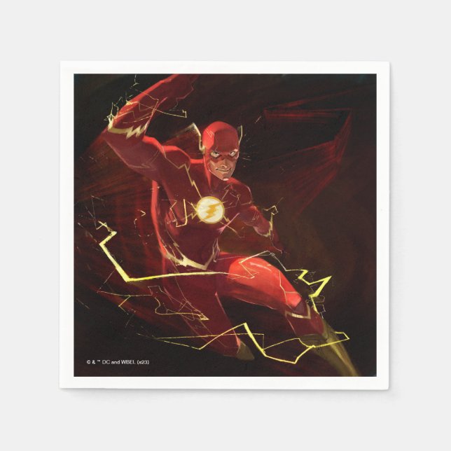 Serviette En Papier Illustration flash de crise infinie (Devant)