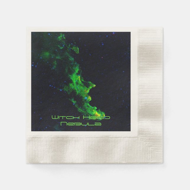 Serviette En Papier Image astronomique Nebula de Witch Head (Devant)