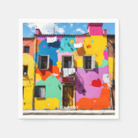 Imaginaire Beau Bâtiment Coloré