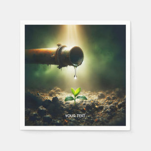 Serviette En Papier Imaginaire Cute Drop D'Eau