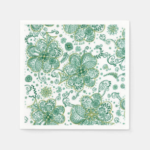SERVIETTE EN PAPIER IMAGINAIRE SHAMROCK 1