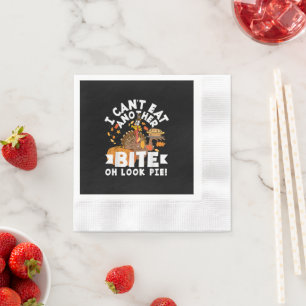 Serviette En Papier Impossible de manger une autre bouchée Oh regardez
