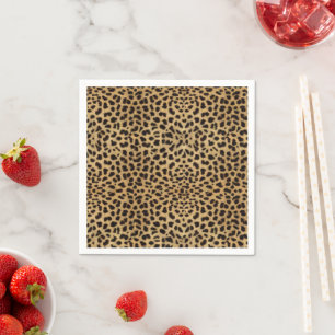 Serviette En Papier Impression Cheetah