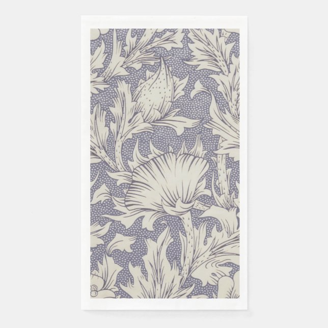 Serviette En Papier Impression de papier peint Horn Poppy de William M (Devant)