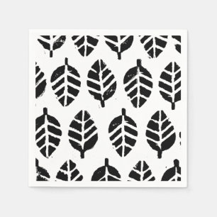 Serviette En Papier Impression de pommes de terre Motifs feuilles