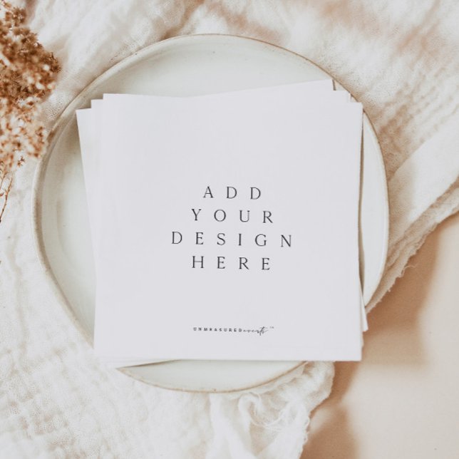 Serviette En Papier Impression sur serviette à design personnalisé (Créateur téléchargé)