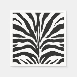 Serviette En Papier Impression Zebra