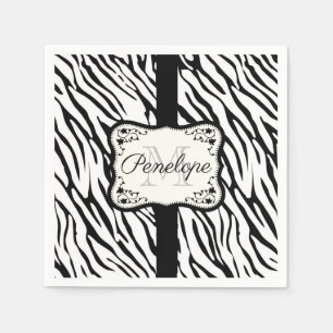 Serviette En Papier Impression Zebra