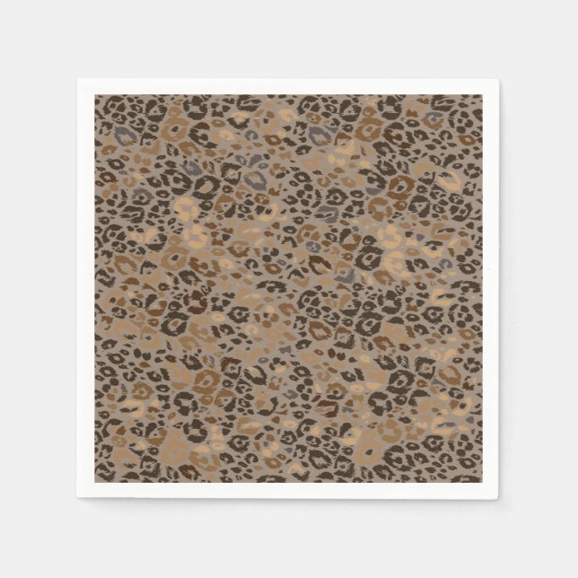 Serviette En Papier Imprimé animalier (Devant)