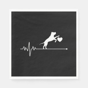 Serviette En Papier Imprimé d'art de moto Chihuahua né pour rouler