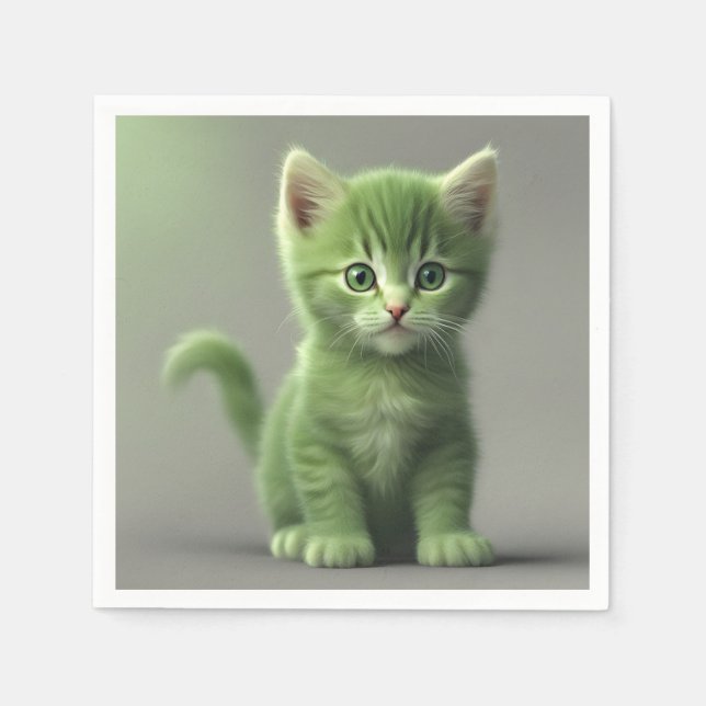 Serviette En Papier Incroyable Kitten (Devant)