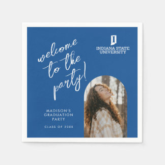 Serviette En Papier Indiana State University Graduation