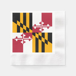 Serviette En Papier Indicateur de l'état du Maryland