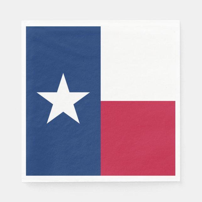 Serviette En Papier Indicateur d'état du Texas (Devant)