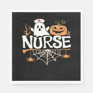 Serviette En Papier Infirmière amusante Halloween Fantôme Design Essen