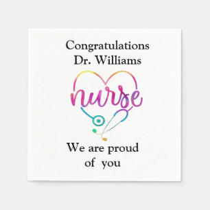 Serviette En Papier Infirmière de doctorat sur mesure 2025