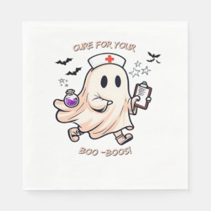 Serviette En Papier Infirmière fantôme avec potion magique - Cure pour