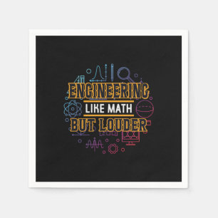 Serviette En Papier Ingénieur Ingénieur Comme Math