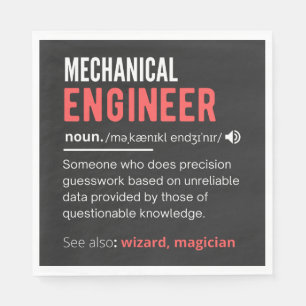 Serviette En Papier INGÉNIEUR mécanique