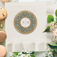 Initiations Mucha Monogram Art Nouveau Champagne G