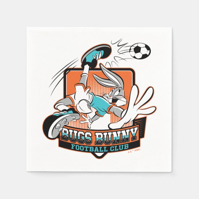 Serviette En Papier Insigne du club de football BUGS BUNNY™ (Devant)