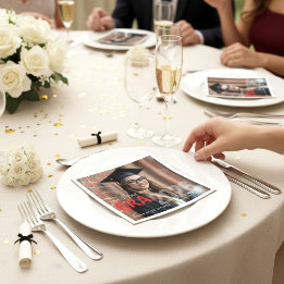 Serviette En Papier Into The Next Era Class of 2026 Graduation Photo 