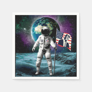 Serviette En Papier Invitation des astronautes pour Trump 2024