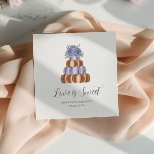 Serviette En Papier Invitation pour une Baby Shower Love Is Sweet